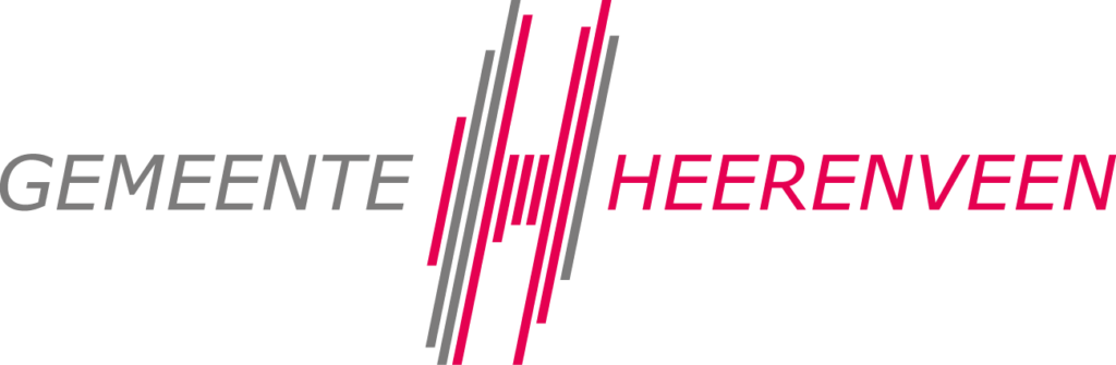 Logo gemeente Heerenveen zwarte achtergrond